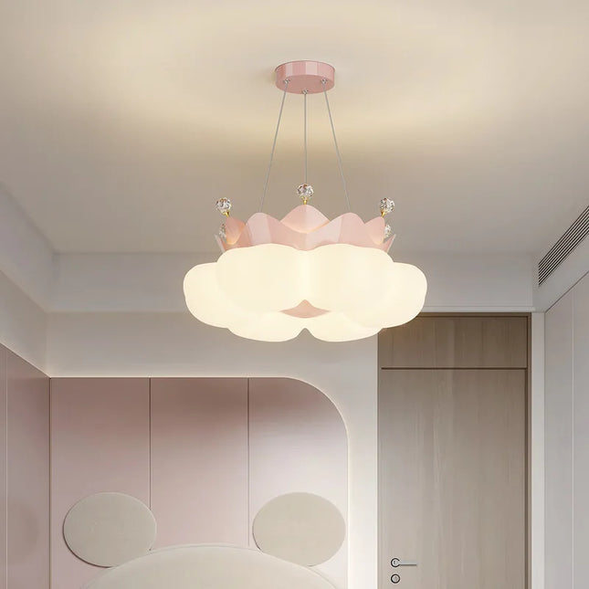 Plafonnier en forme de nuage pour chambre d’enfant au style romantique — LZ4X9P