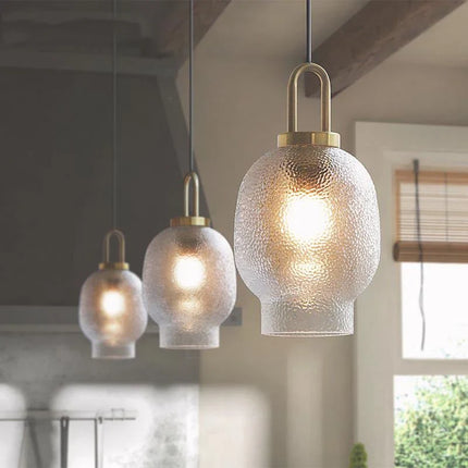 Lustre suspension en verre au design minimaliste et léger — LZ4X9P2Q
