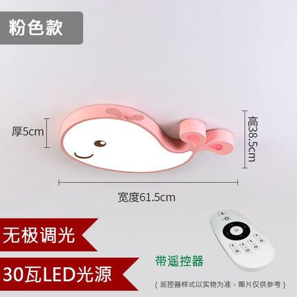 Plafonnier LED créatif forme baleine pour chambre d’enfant — LZ4X9Q
