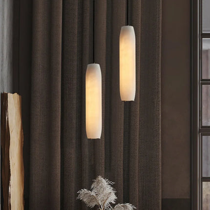Suspension moderne en marbre naturel et laiton avec câble réglable — LZ4D9XQ