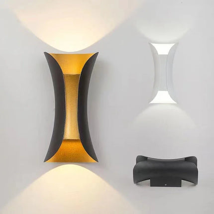 Applique murale LED étanche en aluminium pour extérieur moderne — LZ4X9P2