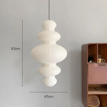 Suspension japonaise en papier style Noguchi nordique — LZ4X9T2