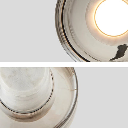 Lustre en marbre naturel style nordique pour bar et salon — LZ4X9T2