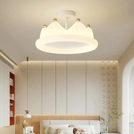 Plafonnier LED couronne créatif avec protection des yeux pour enfants — LZ4P9XQ