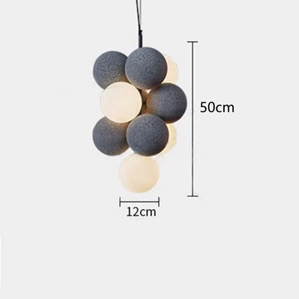 Lustre LED à bulles design Abstracta — LZ4X9T1