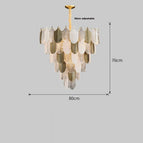 120 cm / Cadre argenté / Lumière chaude
