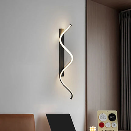 Applique murale LED design minimaliste à rayures pour intérieur — LZ4X9P2