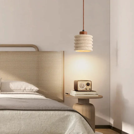 Suspension design Wabi-Sabi en bois pour décoration intérieure — LZ4P9XQ