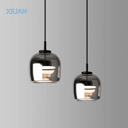 Lampe de chevet suspension en verre simple pour luminaire — LZ4X9P