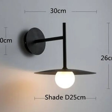 applique murale led moderne à bras mobile simple