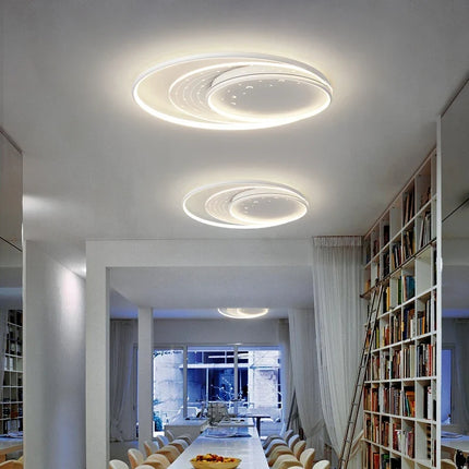 Plafonnier LED encastré étoiles au design romantique pour enfants — LZ4X9Q2M