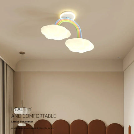 Lustre enfant motif princesse et nuage pour chambre — LZ4X9T