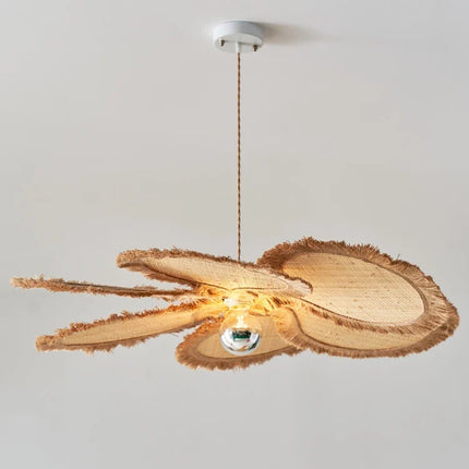 Suspension artistique en fleurs tissées forme pétale — LZ4X9QJ