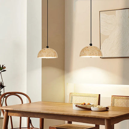 Suspension Wabi Sabi trois têtes design minimaliste européen pour restaurant — LZ4X9M