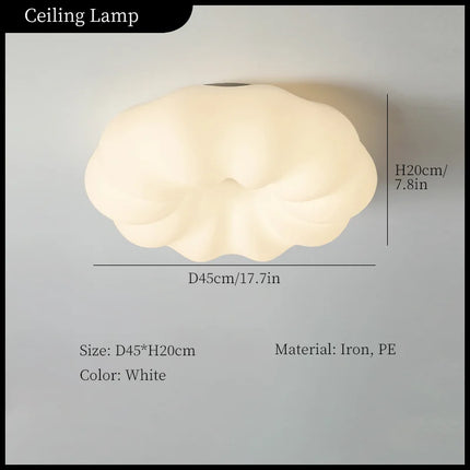 Lustre suspension en forme de nuage pour décoration intérieure — LZ4X9T