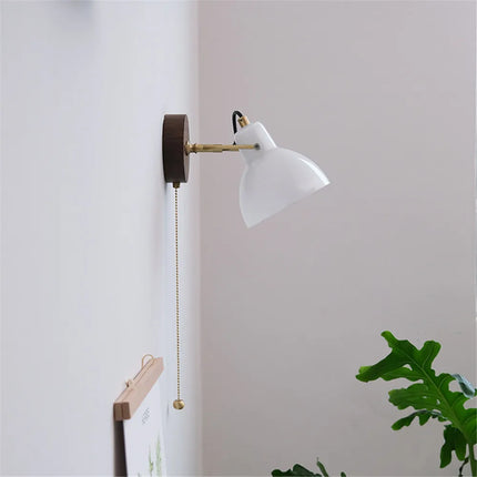 Applique murale moderne en verre et laiton avec interrupteur réglable — LZ4G7XQ