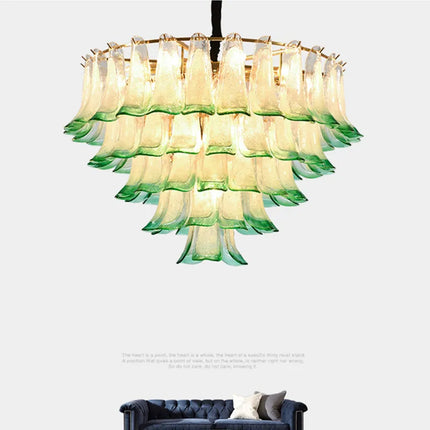 Lustre suspendu en verre avec éclairage LED intégré — LZ4P9XQ