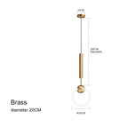 Laiton 20CM / Blanc chaud