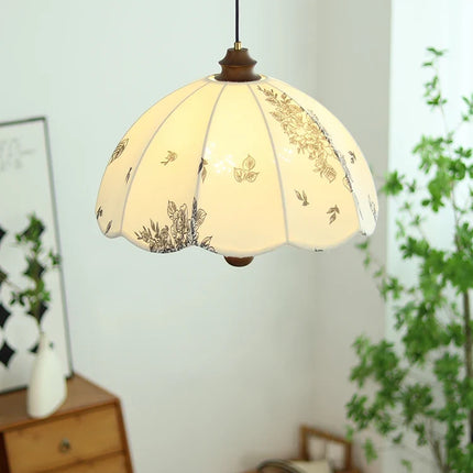 Lustre en tissu à motifs médiévaux pour restaurant et bar — LZ4X9P2