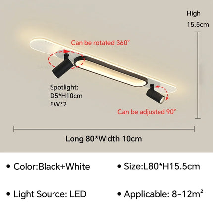 Plafonnier LED moderne pour intérieur et éclairage décoratif — LZ4N7Q2