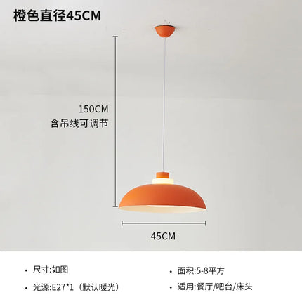 Suspension LED UFO macaron au design nordique simple — LZ4X9P