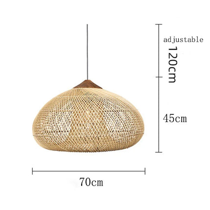 Suspension rotin vintage d’Asie du Sud-Est pour salle à manger et restaurant — LZ4X9P