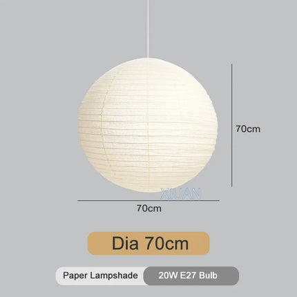 Suspension LED sphères style japonais pour décoration de café — LZ4X9M2