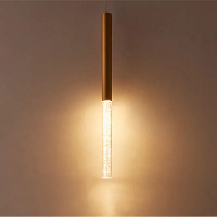 Suspension LED tube à bulles en acrylique pour intérieur — LZ4X9P