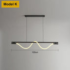 Suspension 120cm / Acier inoxydable / Blanc chaud (2700-3500K)