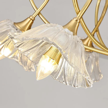 Lustre suspension rétro médiéval en cuivre et bois massif pour intérieur — LZ4X9Q