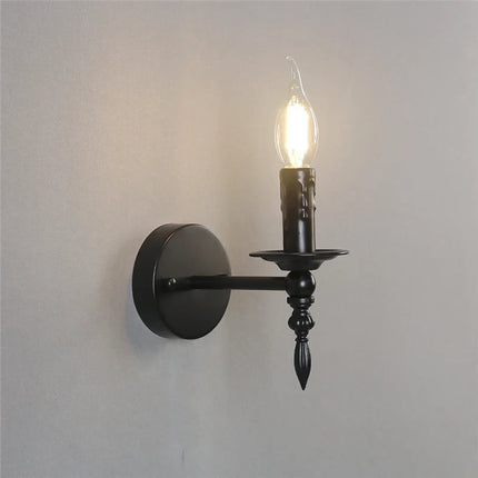 Applique murale rétro en fer style loft nordique avec LED intégrée — LZ4X9VQ