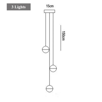 Lustre suspendu moderne en cristal pour décoration intérieure — LZ4X9M