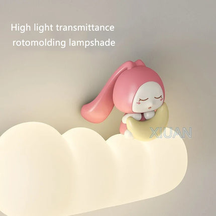 Applique murale LED nordique pour enfants motifs lune, soleil et animaux — LZ4X9P