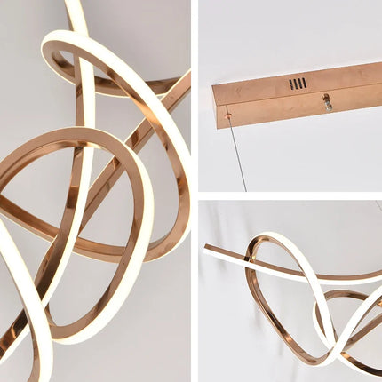 Lustre moderne pour éclairage intérieur élégant et raffiné — LZ4X9Q2N
