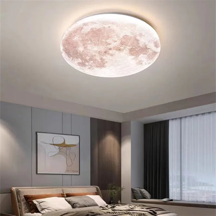 Plafonnier créatif en forme de lune pour ambiance romantique en chambre — LZ4G7X2