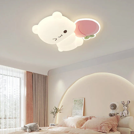 Plafonnier LED enfant motif ours et fruits cartoon — LZ4X9JQ