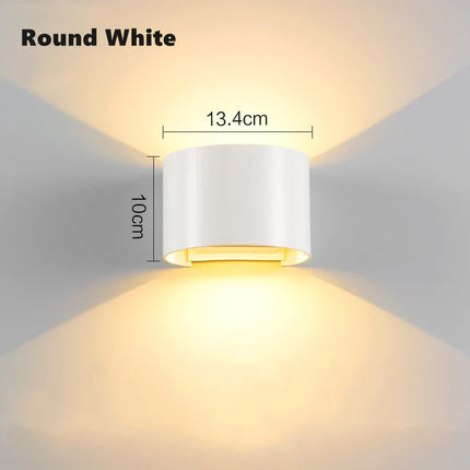 Applique murale extérieure intelligente avec éclairage RGB et CCT — LZ4X9J