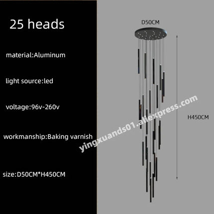 Lustre suspension moderne pour éclairage décoratif élégant — LZ4X9P