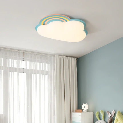 Plafonnier nuage arc-en-ciel décoratif pour chambre enfant — LZ4X9P