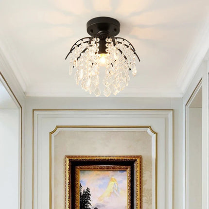 Lustre nordique moderne en cristal pour décoration intérieure lumineuse — LZ4X9T2
