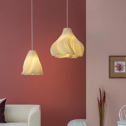 Lustre nordique petit modèle en forme de pétale pour ambiance chaleureuse — LZ4XJ9