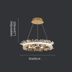 50cm d'or / Lumière chaude 3000K