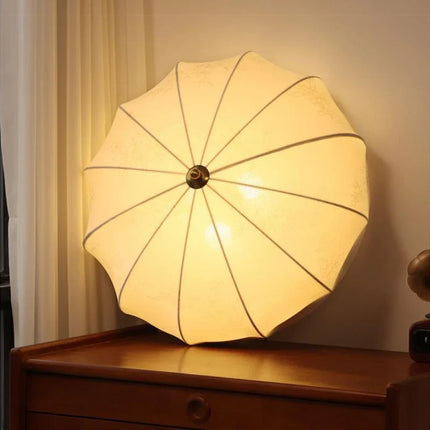 Plafonnier rétro en tissu imprimé au style nordique chaleureux — LZ4X9B