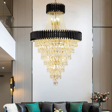 Lustre en cristal pour éclairage élégant et moderne — LZ7D9Q