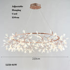 Dia210cm B / Rose Gold / Dimmable