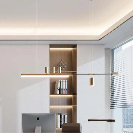 Suspension LED style nordique longue pour table de cuisine et bar — LZ4X9P