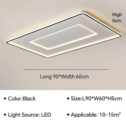 Plafonnier LED moderne pour une décoration intérieure lumineuse — LZ4X9P