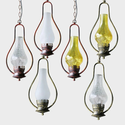 Suspension industrielle rétro en kérosène pour décoration intérieure — LZ4G7T9
