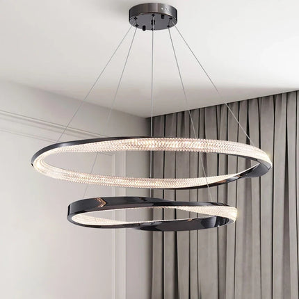Lustre circulaire LED pour décoration intérieure moderne — LZ4X9QJ