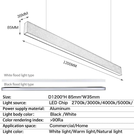 Suspension LED moderne pour bureau et salle à manger — LZ4X9Q2